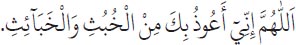 Arabic text from the source edition