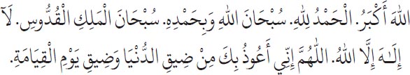 Arabic text from the source edition
