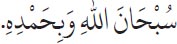 Arabic text from the source edition