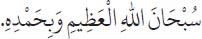 Arabic text from the source edition