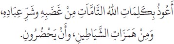Arabic text from the source edition